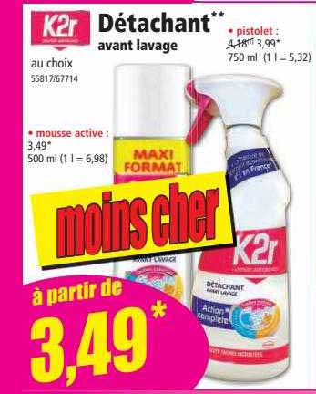 Détachant Avant Lavage K2r