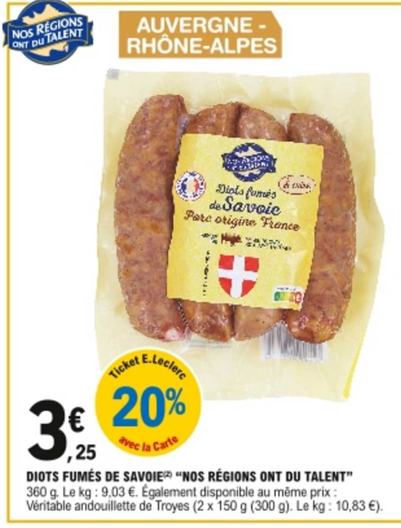 diots fumés de savoie "nos régions ont du talent"