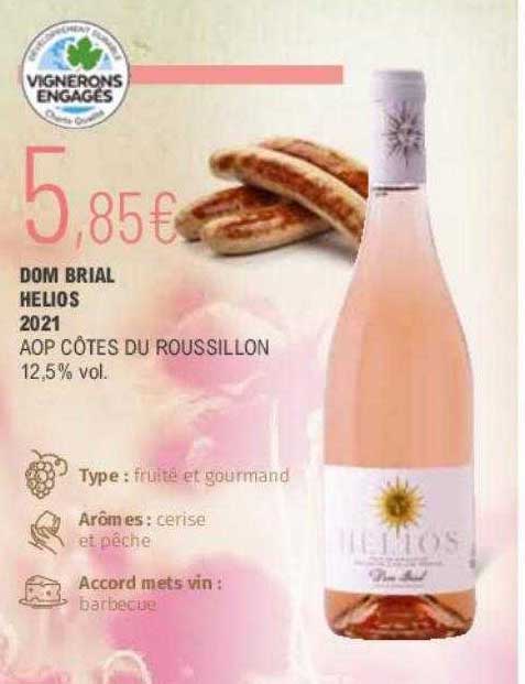 dom brial helios 2021 aop côtes du roussillon