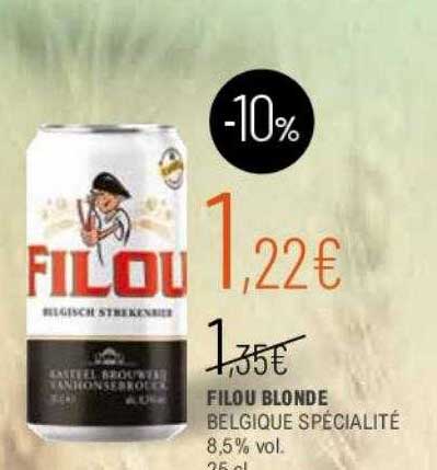 filou blonde belgique spécialité