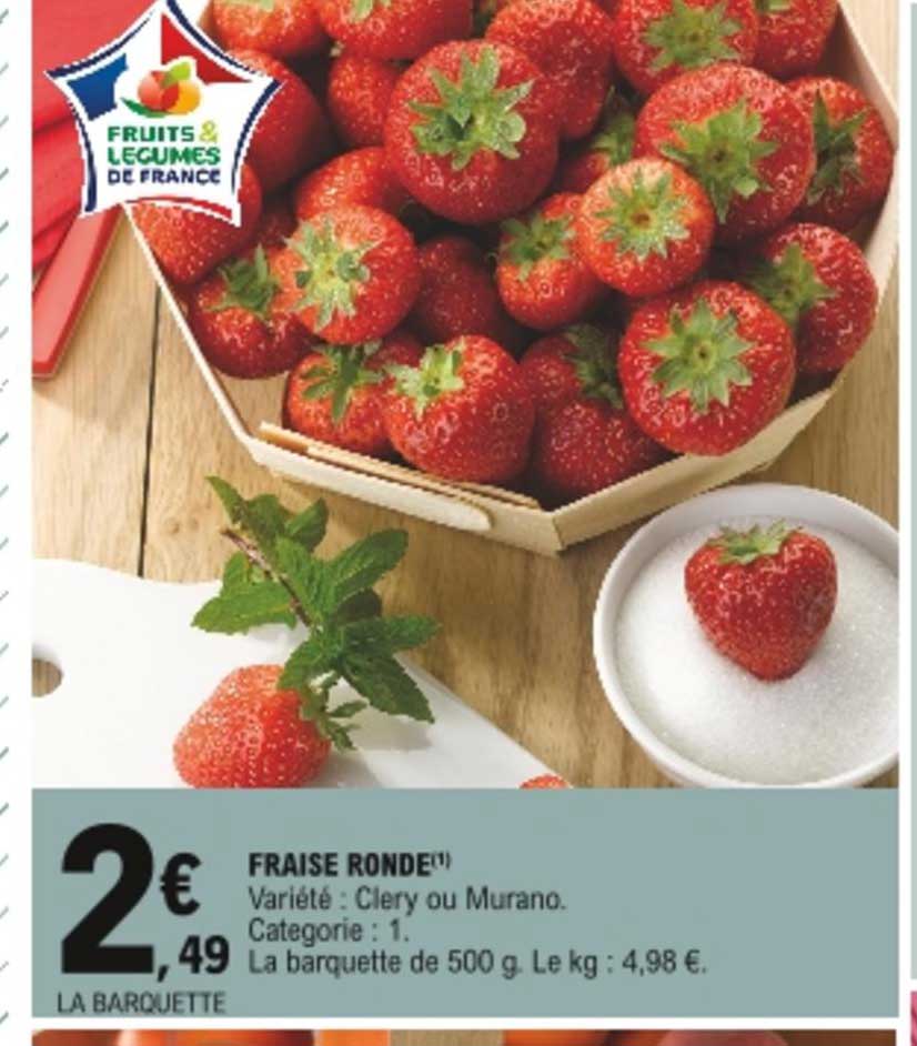 fraise ronde clery ou murano