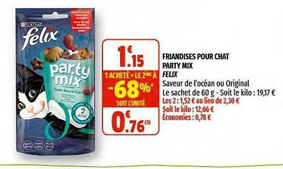 Friandises Pour Chat Party Mix Felix
