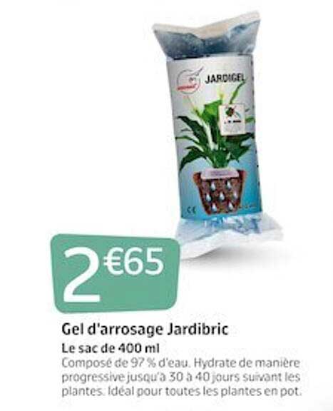 gel d'arrosage jardibric