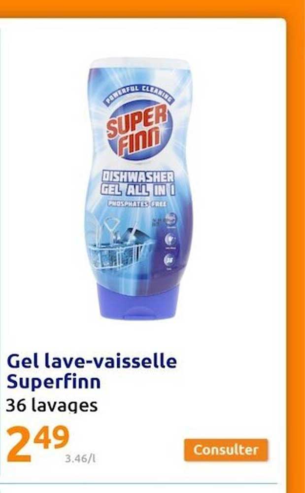 gel lave-vaisselle superfinn