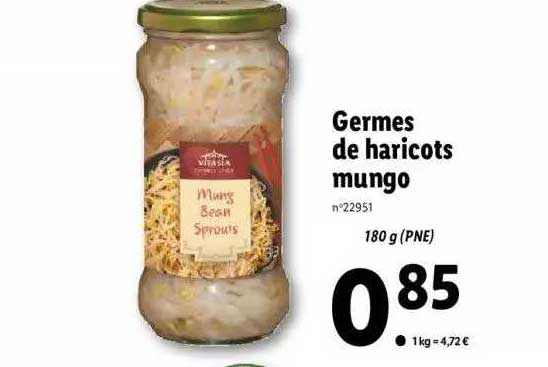 germes de haricots mungo