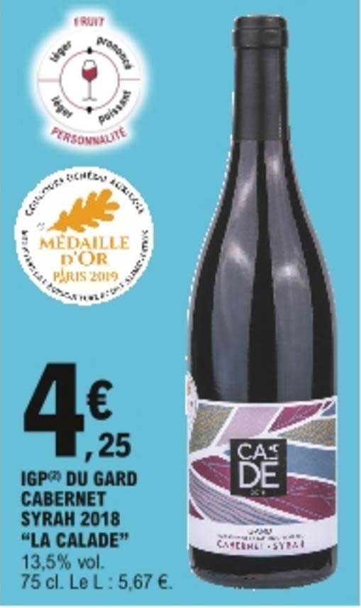 igp du gard cabernet syrah 2018 "la calade"