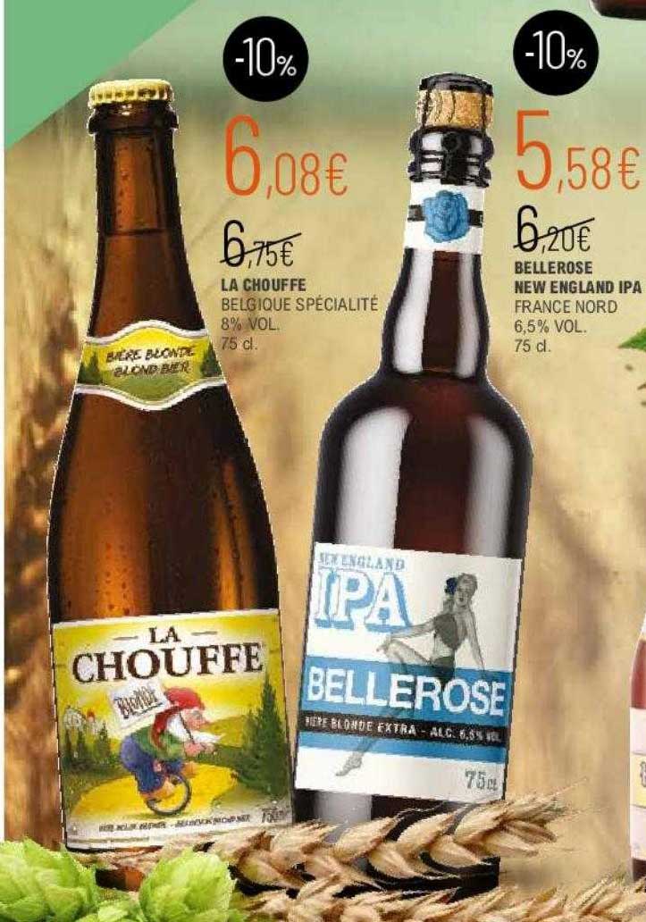 la chouffe belgique spécialité, bellerose new england ipa france nord
