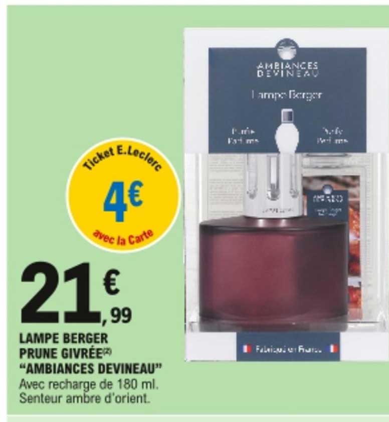 lampe berger prune givrée "ambiances devineau"