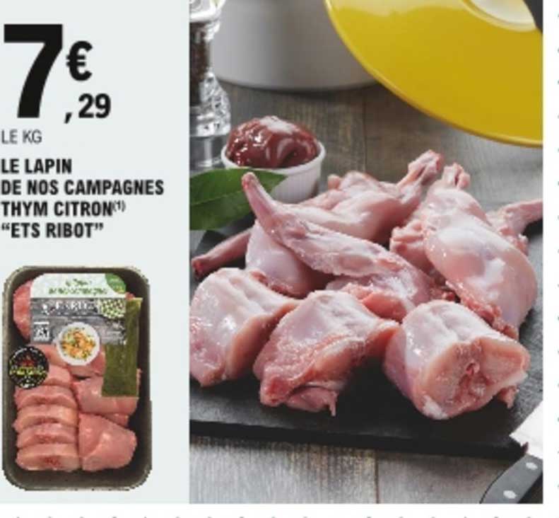 le lapin de nos campagnes thym citron "ets ribot"