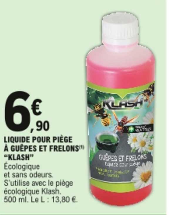 Liquide Pour Piège à Guêpes Et Frelons "klash"