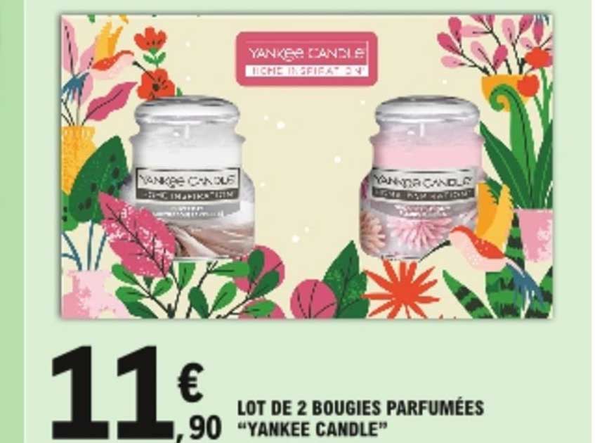 lot de 2 bougies parfumées "yankee candle"