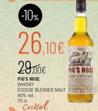 pig's whisky écosse blended malt