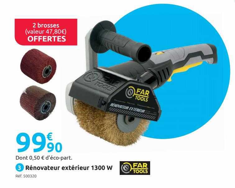 rénovateur extérieur 1300 w far tools
