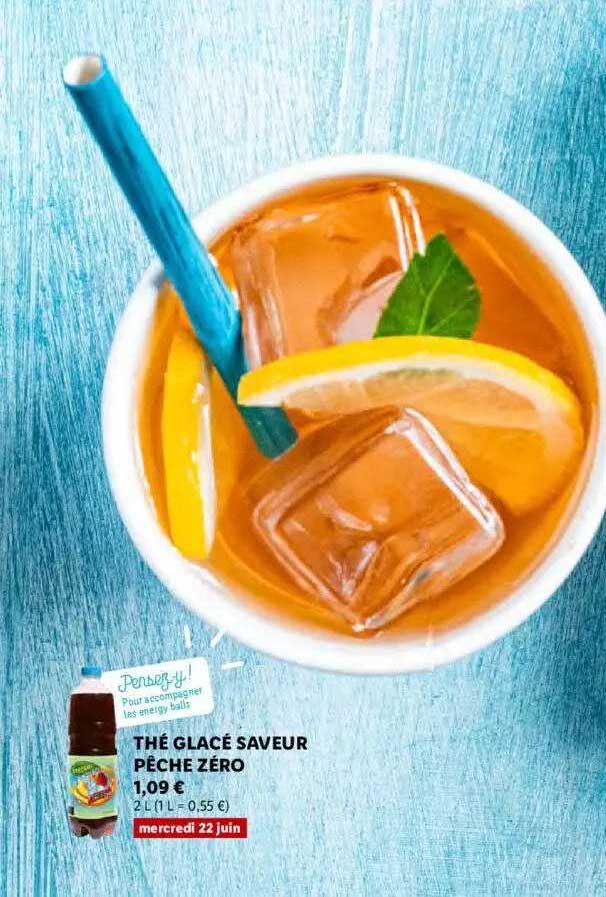 Thé Glacé Saveur Pêche Zéro