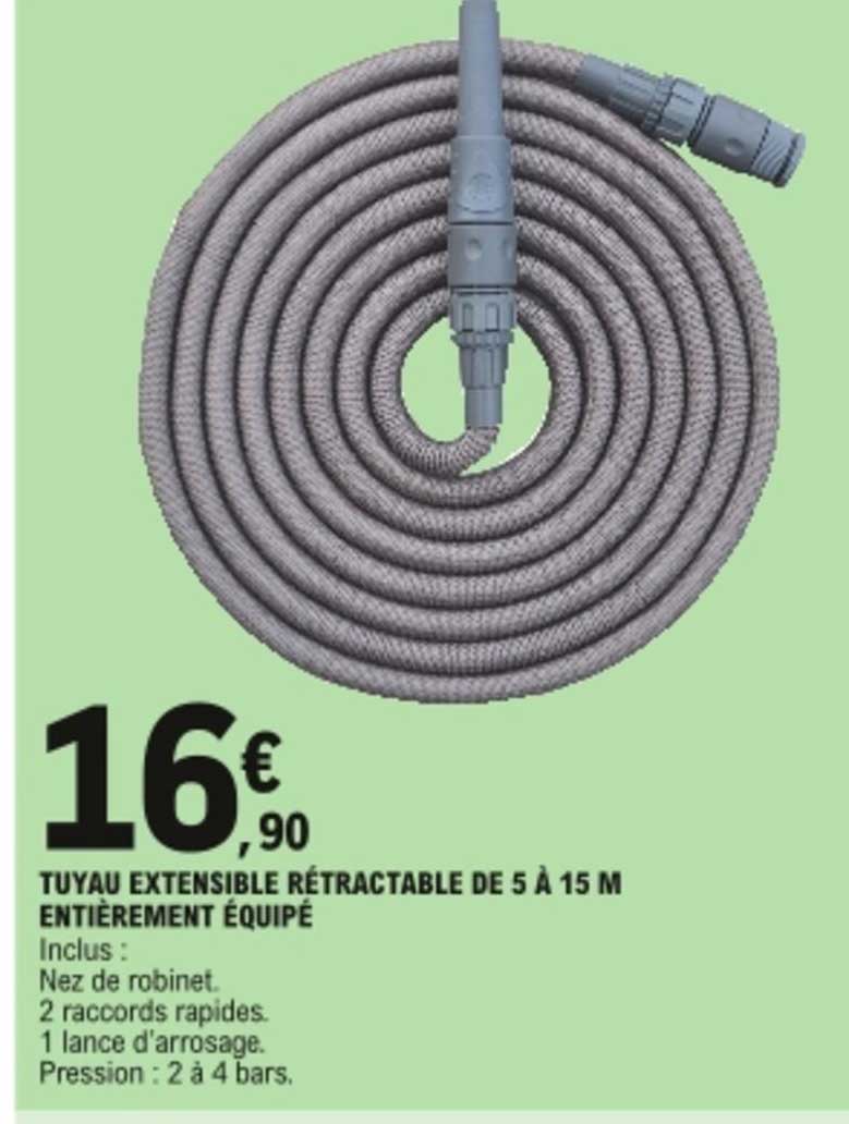 Tuyau Extensible Rétractable De 5 à 15 M Entièrement équipé