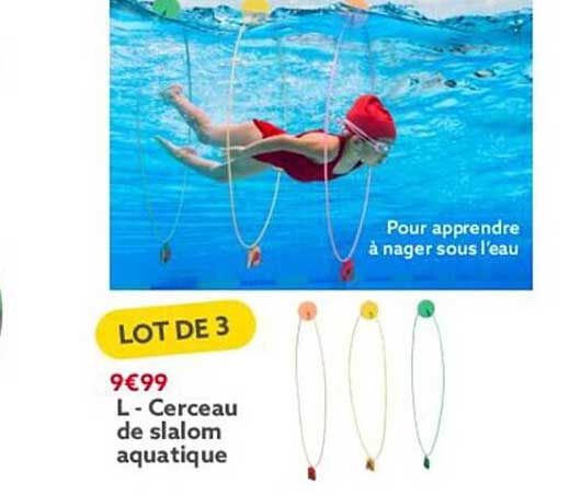 cerceau de slalom aquatique