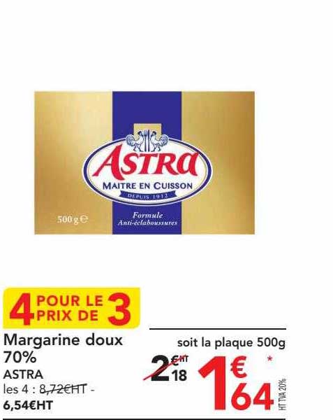 Margarine Doux 70% Astra