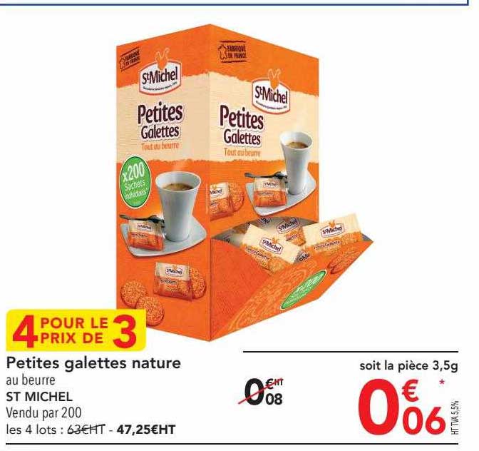 petites galettes nature st michel