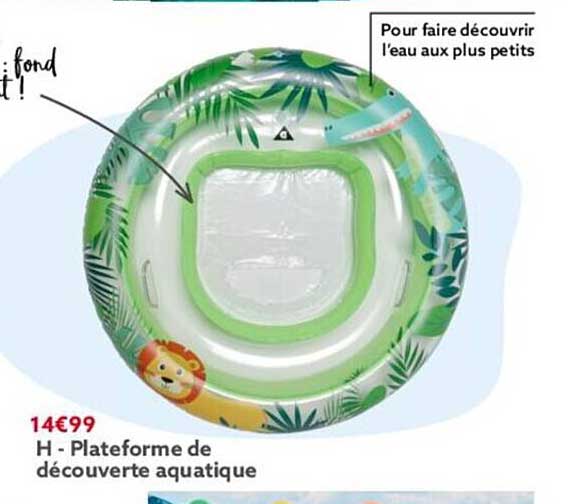 plateforme de découverte aquatique