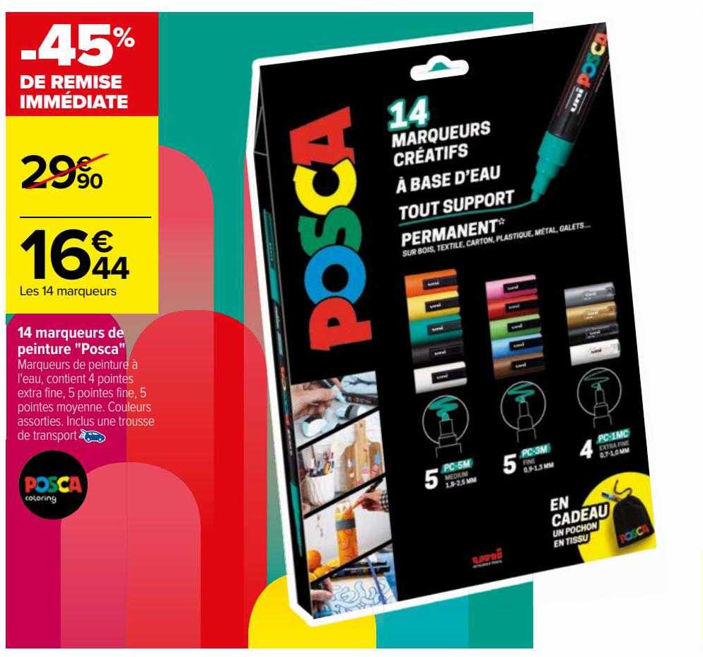 14 Marqueurs De Peinture "posca"
