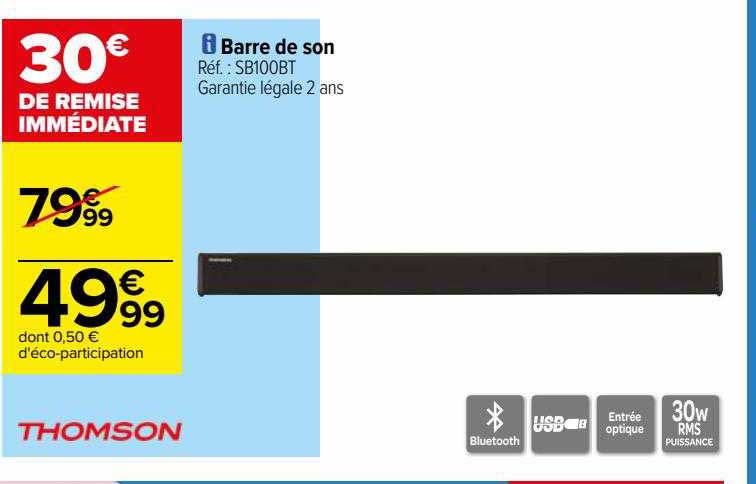 Barre De Son Thomson