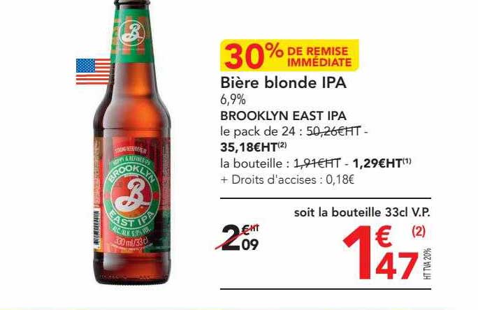bière blonde ipa brooklyn east ipa