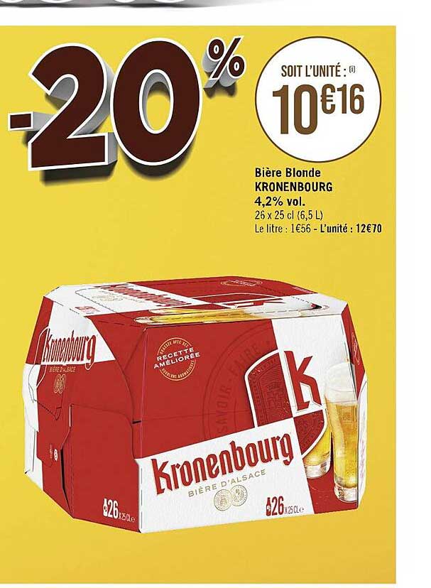 Bière Blonde Kronenbourg