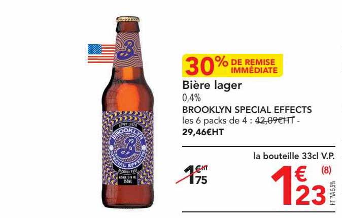bière lager brooklyn spécial effects