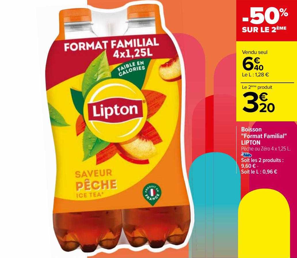 boisson "format familial" lipton