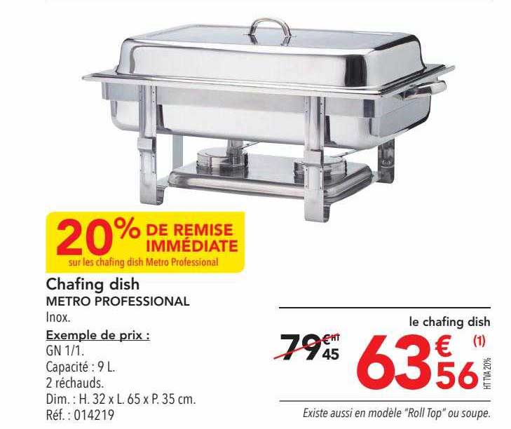 chafing dish metro professional