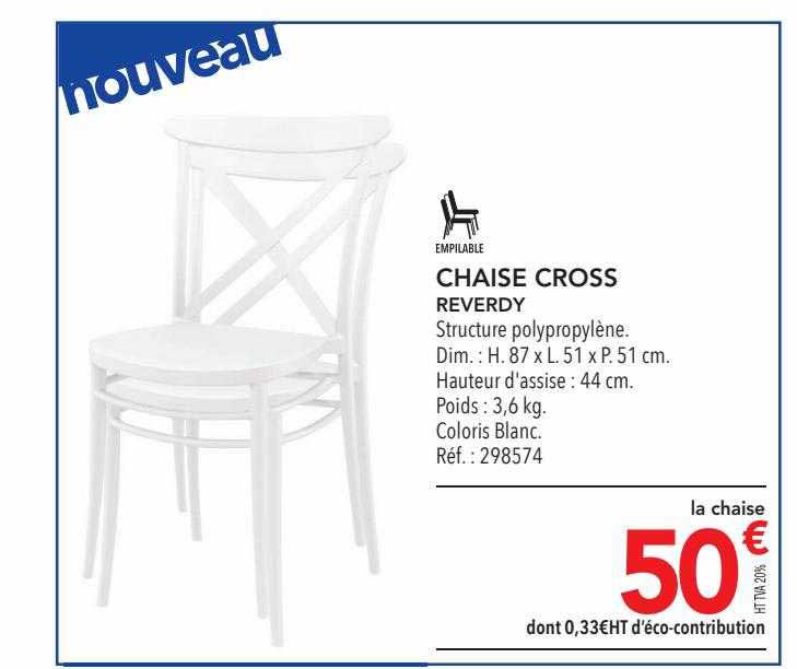 chaise crosse reverdy