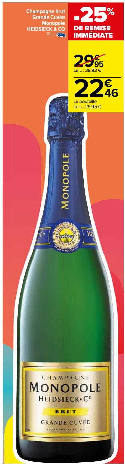 Champagne Brut Grande Cuvée Monopole Heidsieck & C°