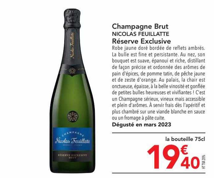champagne brut nicolas feuillatte