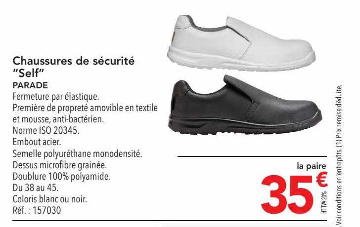 Chaussures De Sécurité "self" Parade