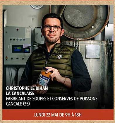 christophe le bihan la cancalaise fabricant de soupes et conserves de poissons cancale (35)