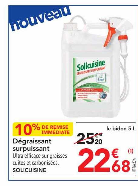 Dégraissant Surpuissant Solicuisine