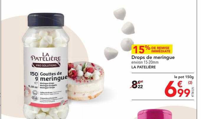 drops de meringue la patellière
