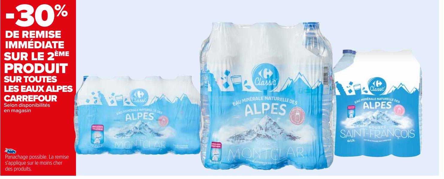 eaux alpes carrefour