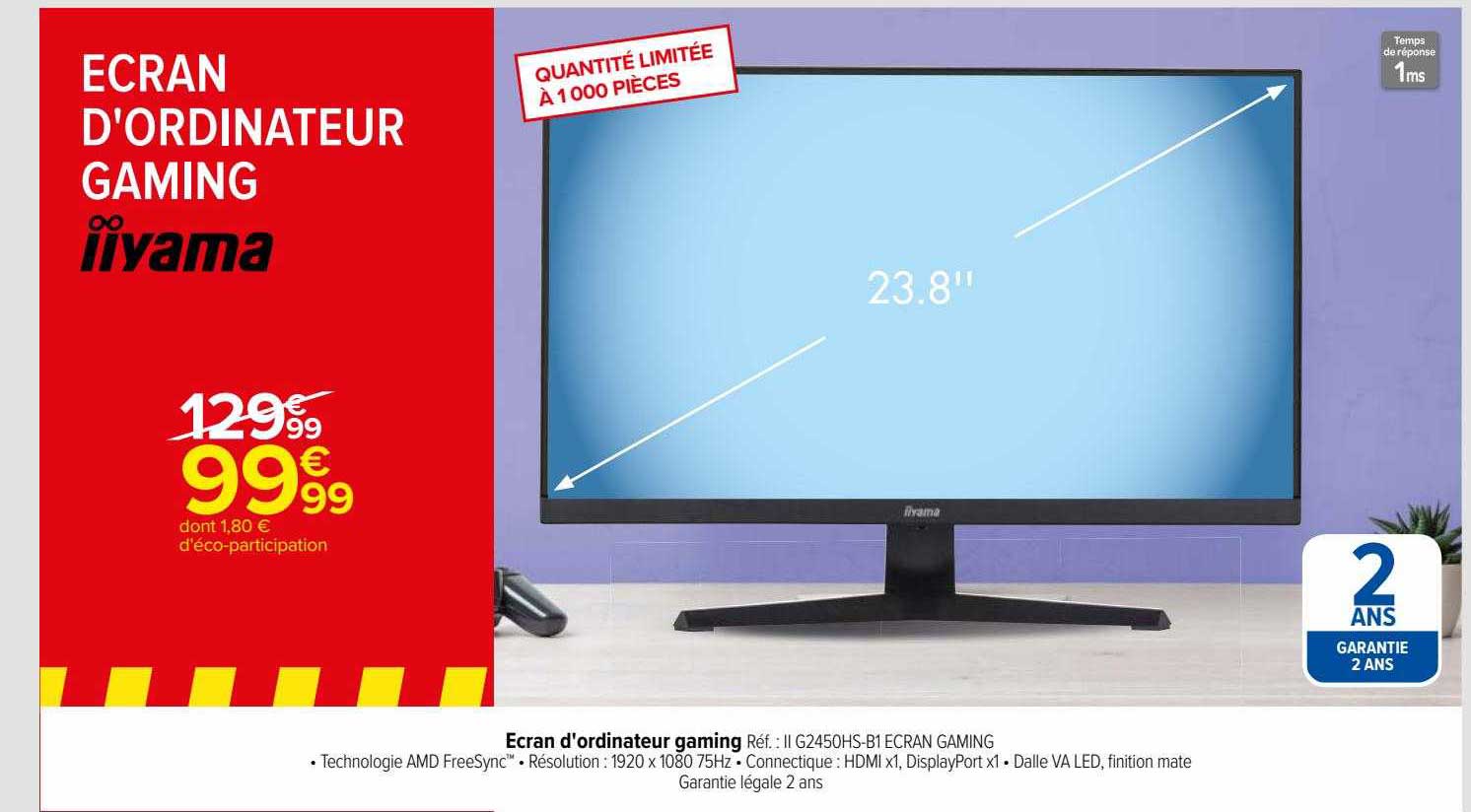 écran d'ordinateur gaming