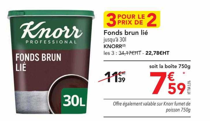 fonds brun lié knorr