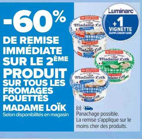 fromages fouettés madame loïk