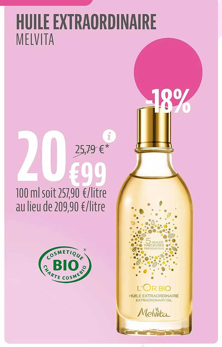 huile extraordinaire melvita