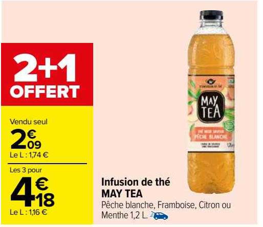 infusion de thé may tea