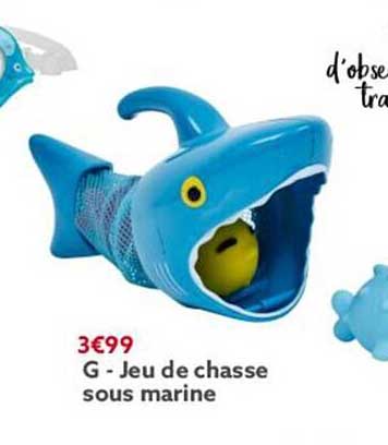 jeu de chasse sous marine
