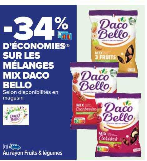 mélanges mix daco bello