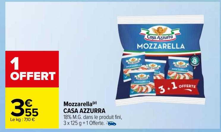 mozzarella casa azzurra