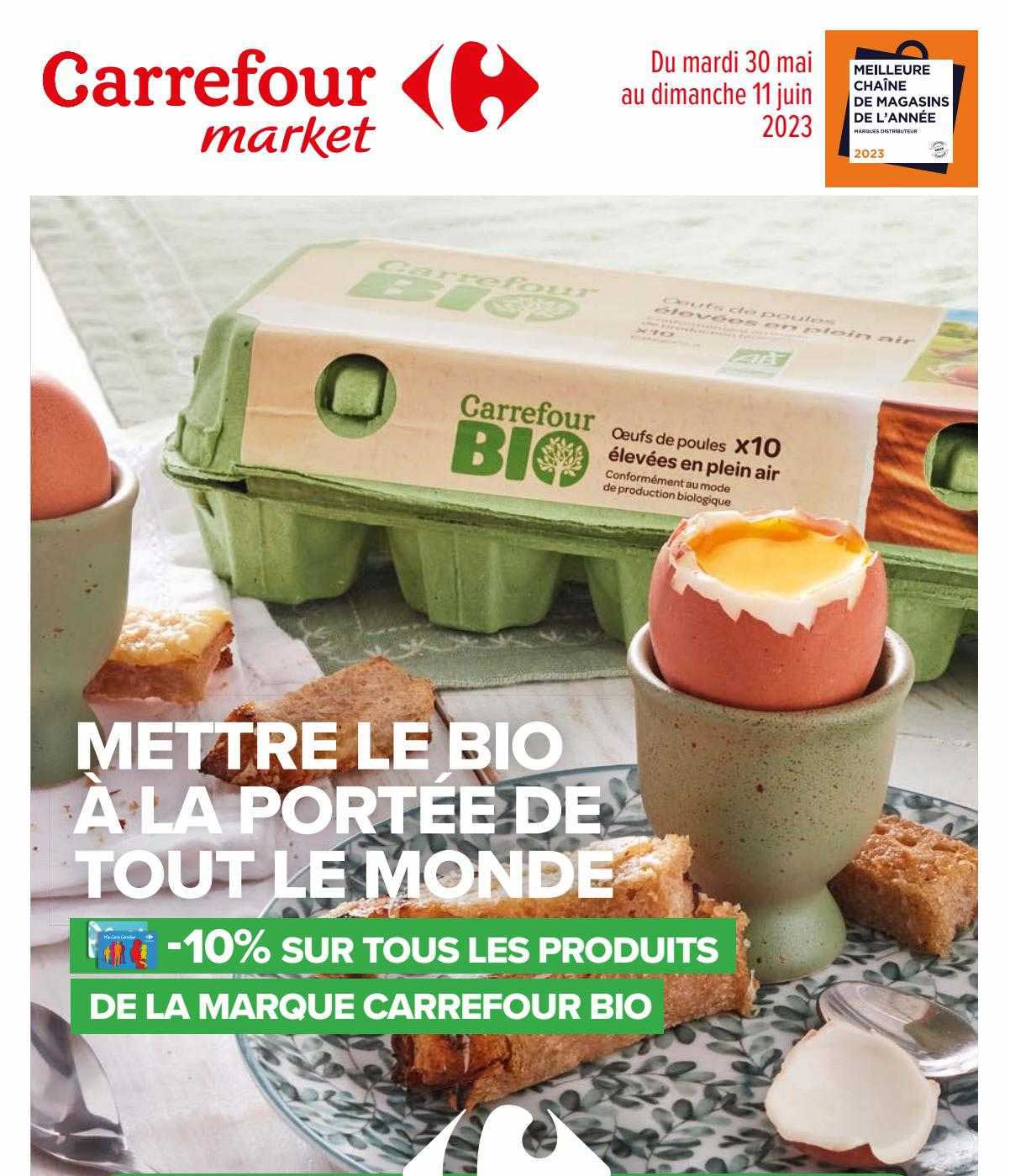 œufs De Poules X 10 élevées En Plein Air Carrefour Bio