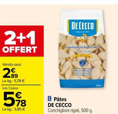 pâtes de cecco