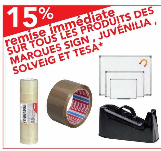 produits des marques sign, juvénilia, solveig et tesa