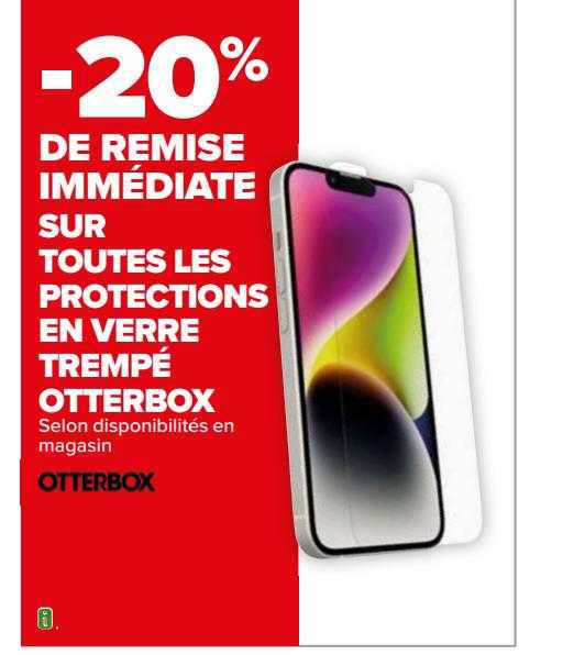 protections en verre trempé otterbox